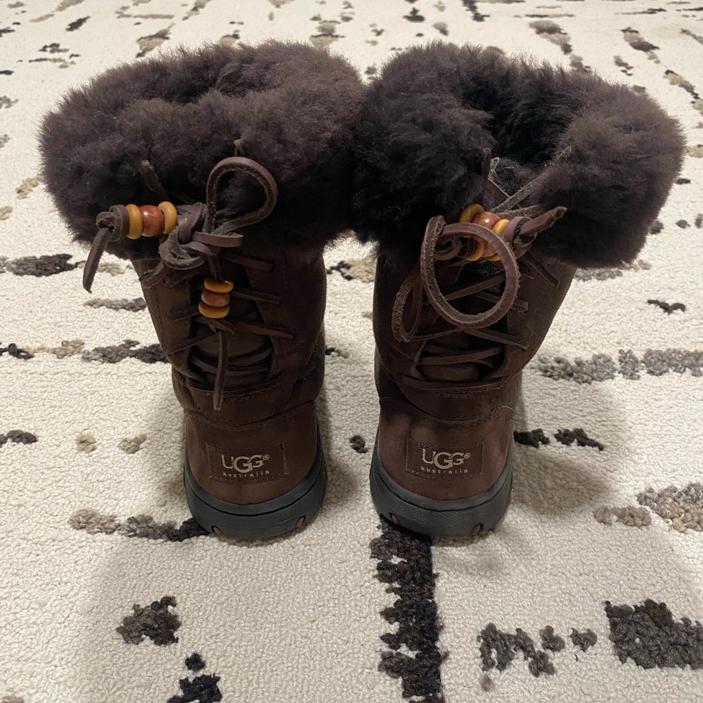 UGG Suede Boots with Shearling Lining